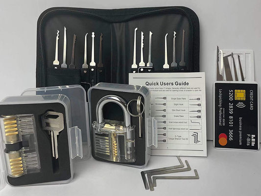 Εγκλειδωτήρα 24PC Hook Lockpick 20pcs Οικιακή κλειδαριά Εγκλειδωτήρας για την εξάσκηση Picking